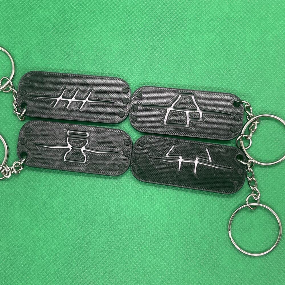 Naruto Anime Akatsuki Headband Keychain